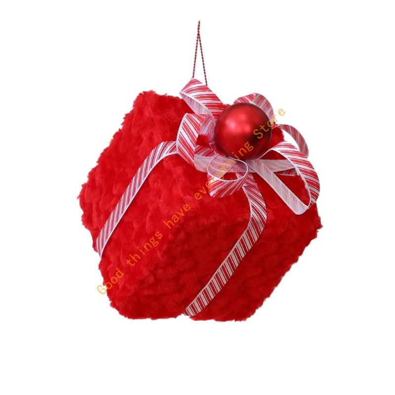 

Soft Velvety Christmas Tree Decors Holiday Hanging Ornament Lightweighted Storage Friendly Party Supplies 55KF