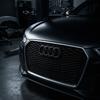 Audi Carbon Fiber/Black 4 Ring ABS Car Hood Front Bonnet Grill Rear Trunk Emblem Logo Badge Sticker For A3 A4 A5 A6 Q2 Q3 Q5 Q8