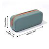 Silicone Pencil Case Large Capacity Stationery Organizer Ins Pen Bag  School Supplies