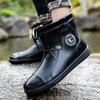 Four Seasons Fashion Rain Shoes Men's Short Rain Boots Large Size Kitchen Work Shoes Gel Shoes Fishing Shoes Men's and Women's