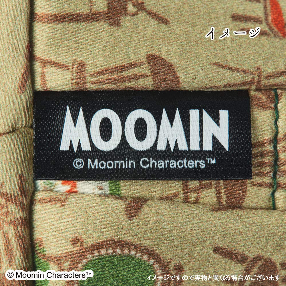 Miyamoto Moomin Shell Pouch Bag, Made in Japan, Blue, 14.5 x 11.5 x 6cm