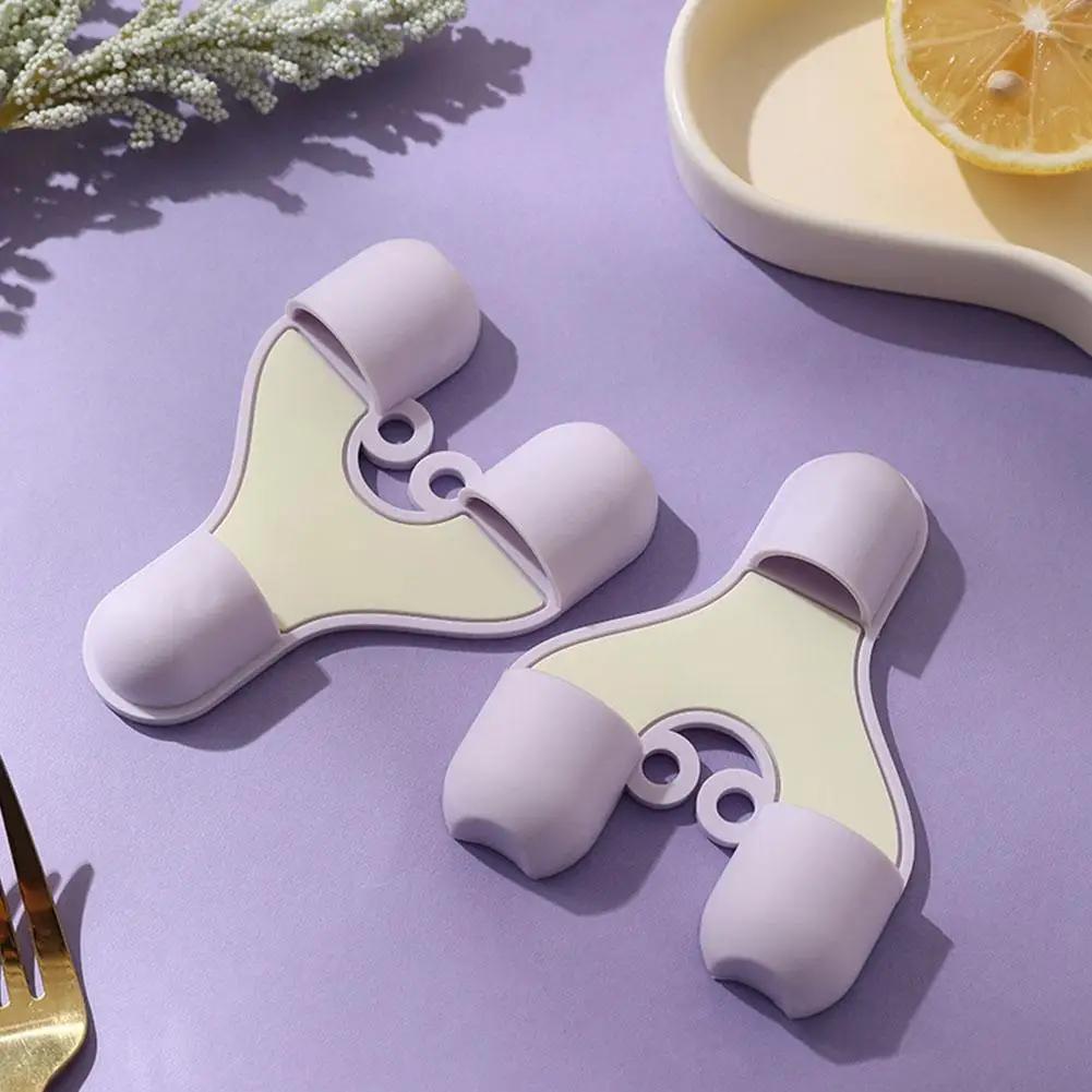 Husholdningssilikonklype Kreativt kjøkkenverktøy Anti-skåldingsklype Fjerner Multifunksjons tallerkenløfter Tallerken Sklisikker