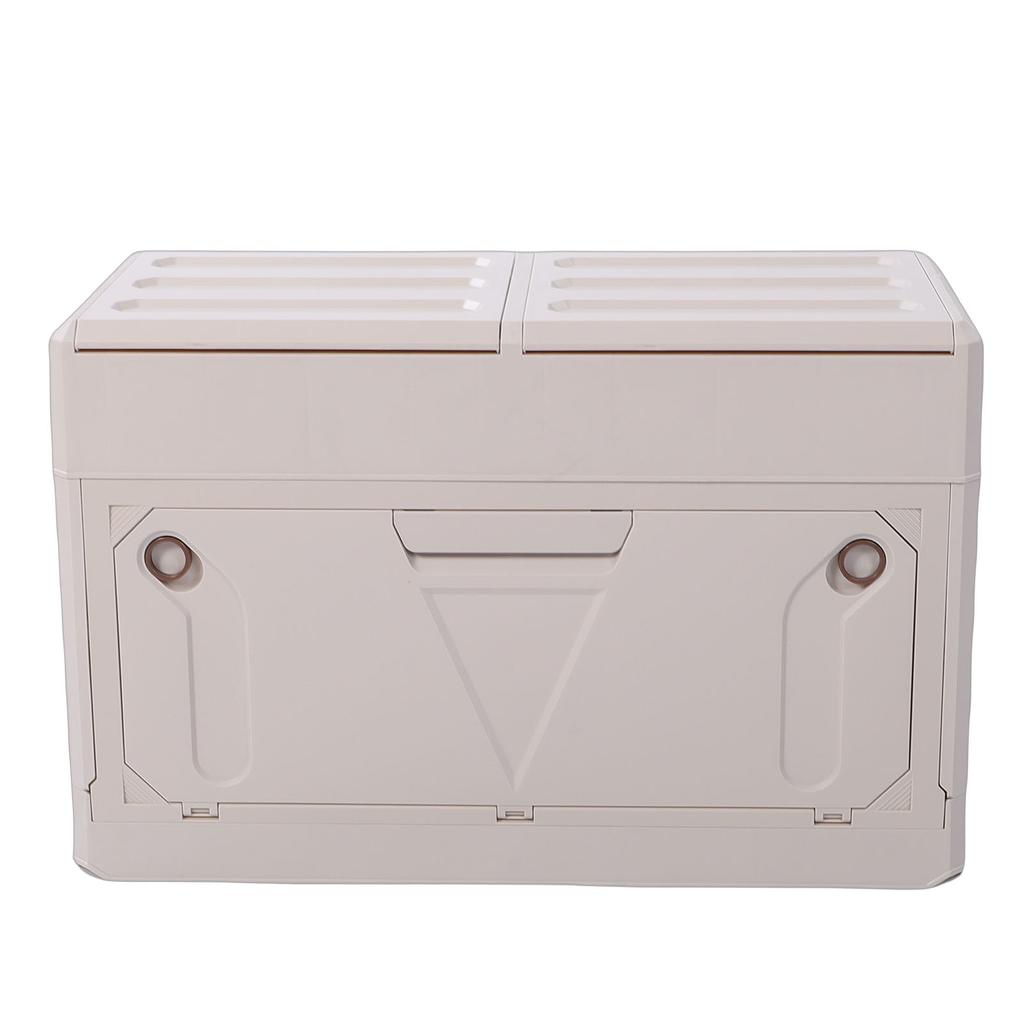 Outdoor Storage Box 2 Tier Large Capacity Foldable Stackable Water Proof Dust Proof Camping Storage Bin for Picnic