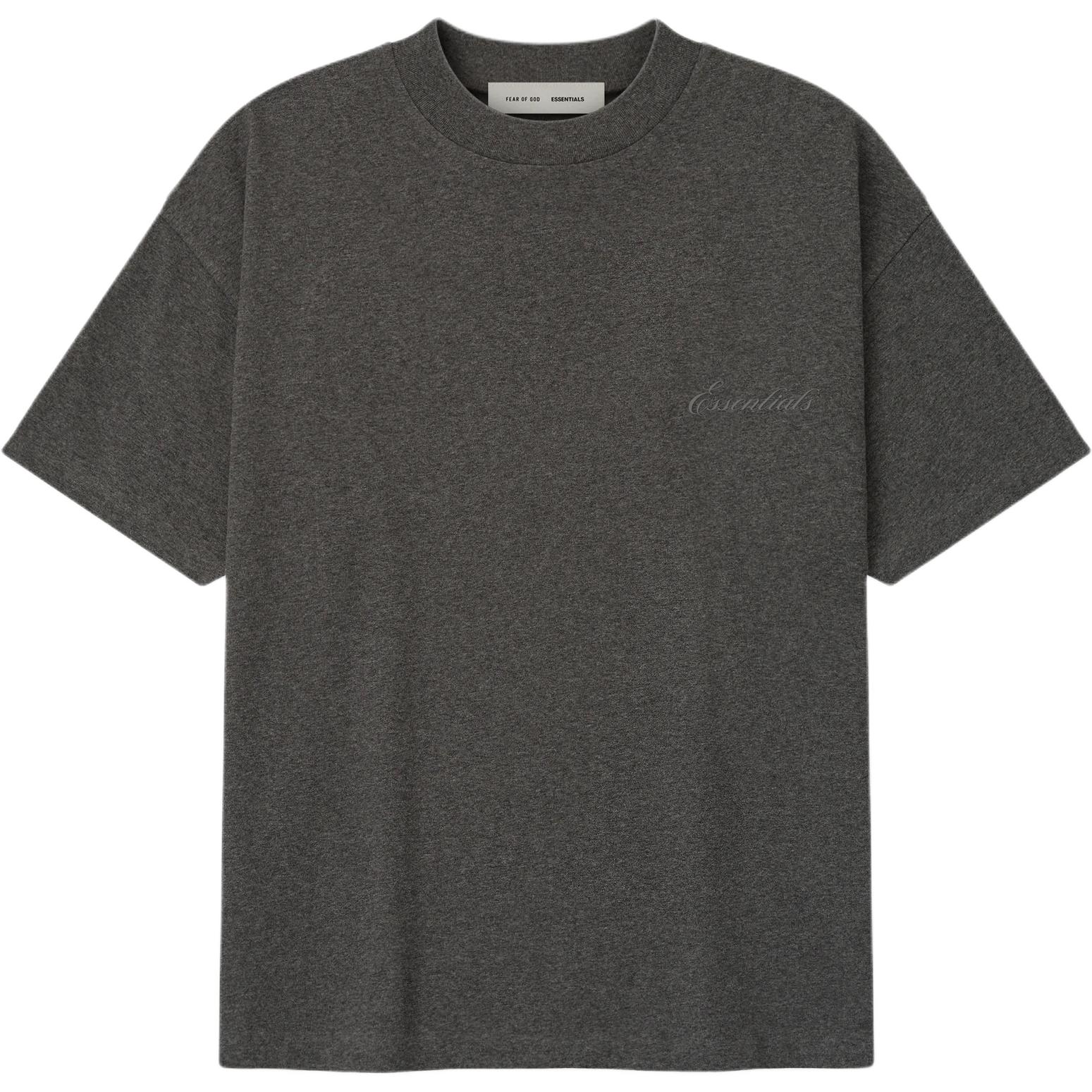 

Fear of God Essentials Classic Short-Sleeve Tee Charcoal Heather Men Tops Grey 125HO254191F S