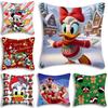 Cute Cartoon Daisy Duck Pillow Covers Cartoon Disneys Sofa Decorative Home Printing  Cute Cushion Cover