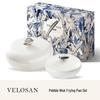 Wenlunshan Pebble White Wok & Frying Pan Set