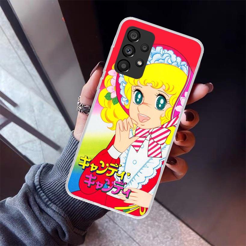Anime Candy Phone Case For Samsung Galaxy A17 A16 A15 A14 A13 A57 A56 A55 A54 A53 A37 A36 A35 A34 A33 A26 A25 A24 A23 Galaxy A17