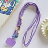 Cute Coloful Knot Phone Lanyard Diameter Strap Universal Case Crossbody Shoulder Card Neck Cord Clip Hang Anti-lost Wrist Strap