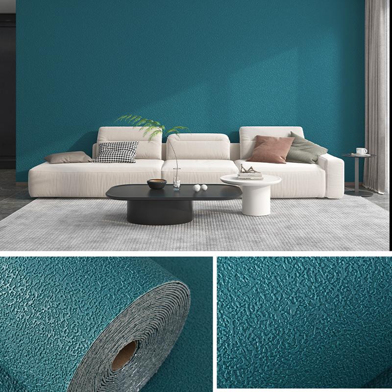 3D Self Adhesive Wall Sticker Roll Embossed Diatom Mud Pattern Waterproof Moisture Proof Wallpaper For Bedroom Hotel Decoration