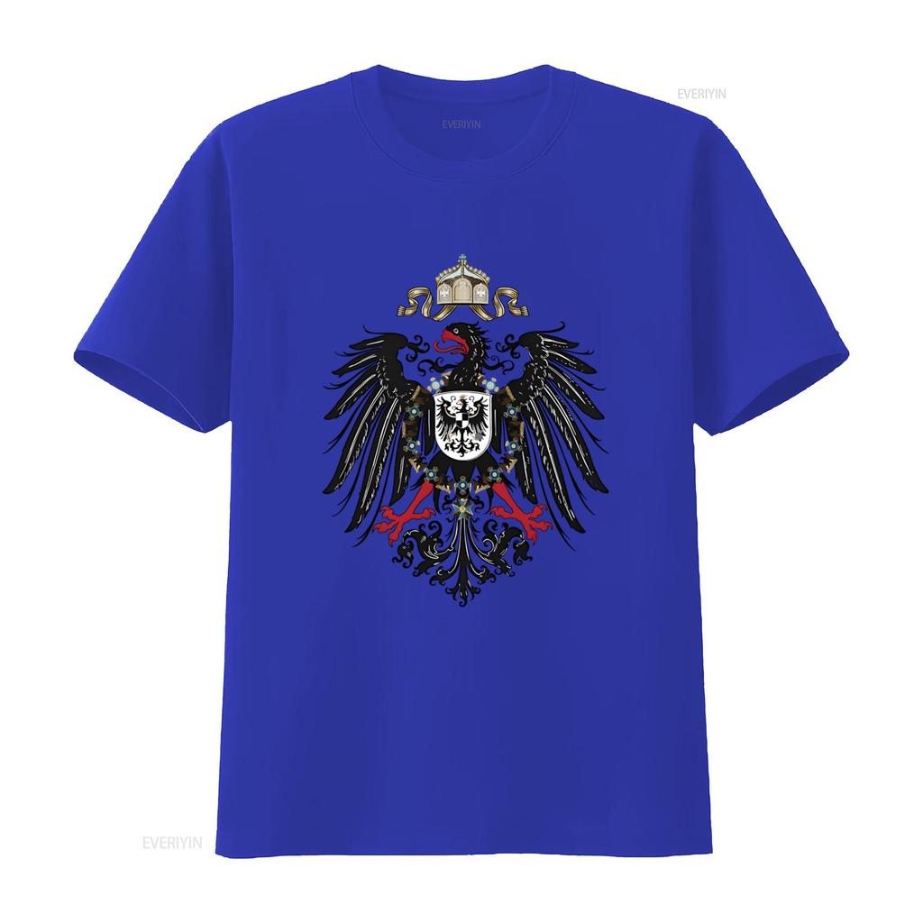 Preußischer Adler T-Shirt Deutschland Souveränitätszeichen Druck Einzigartiges Design für Männer und Frauen vintage Gewaschen Vielseitig Stilvoll Lässig