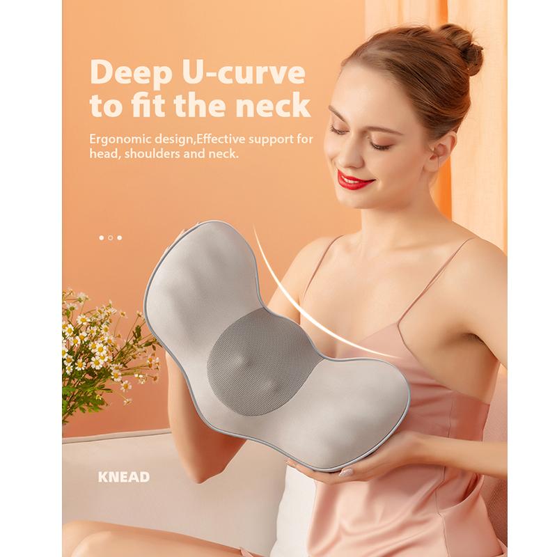 Cervical Massager Neck Back Massager Kneading Office Home Cushion Car Massage Pillow Relax Muscles