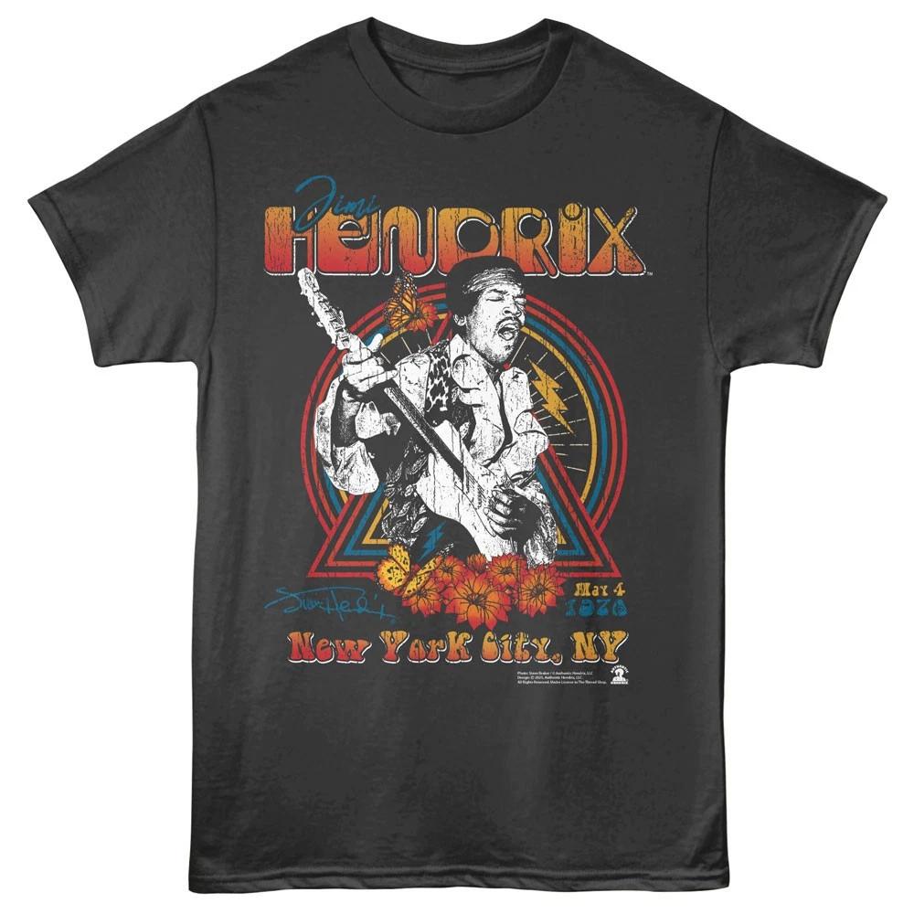 Jimi Hendrix New York City NY May 4th 1970 Men s T Shirt Psychedelic Music XL