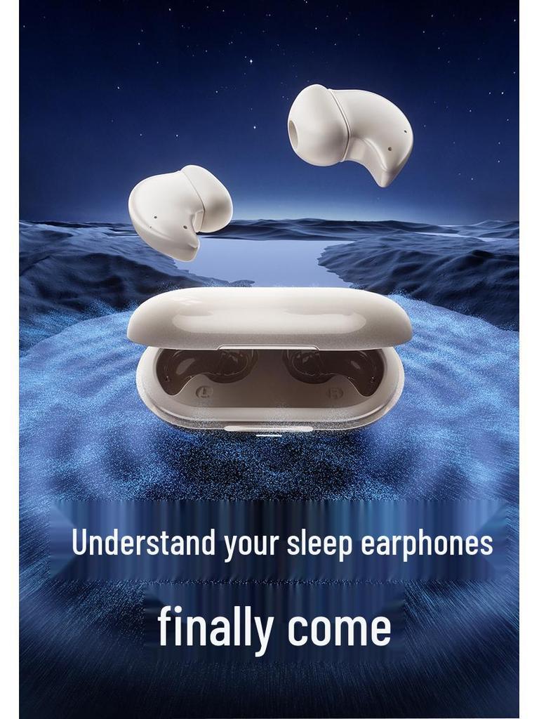 Naiye Ultra-Thin Wireless Sleep Earbuds: Waterproof, Noise-Canceling, Bluetooth Sport Earphones