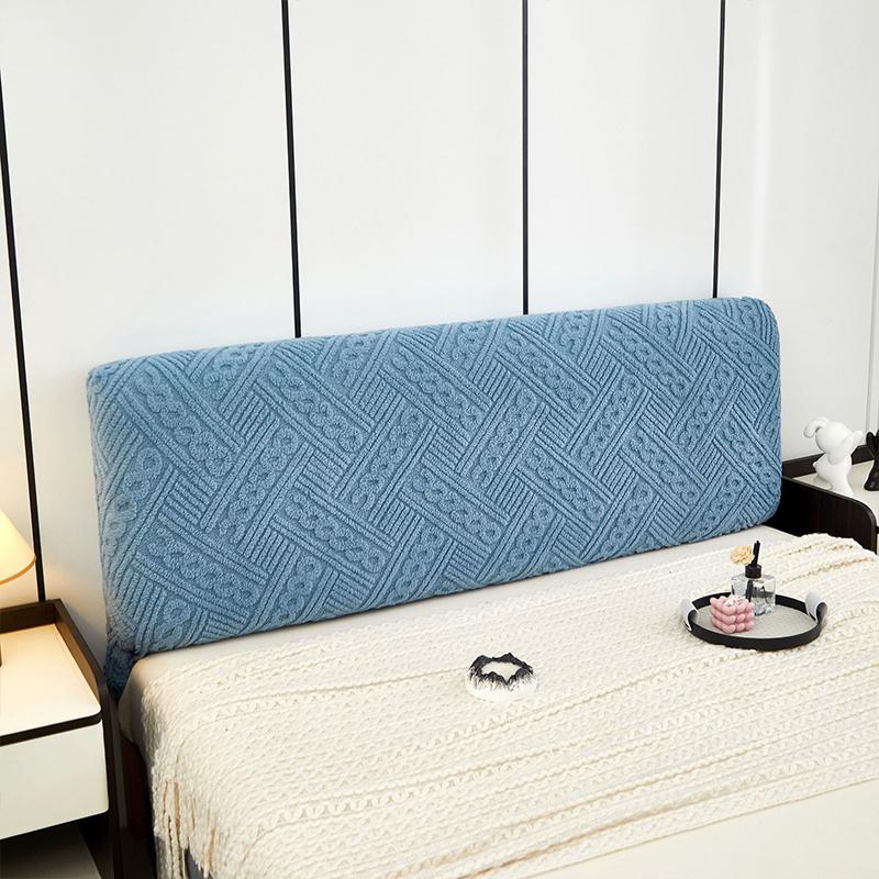 Elastic Headboard Cover Bedroom Bedside Headboard Cover Dust Proof All-inclusive Jacquard Bed Backrest Cover Head Back Protector