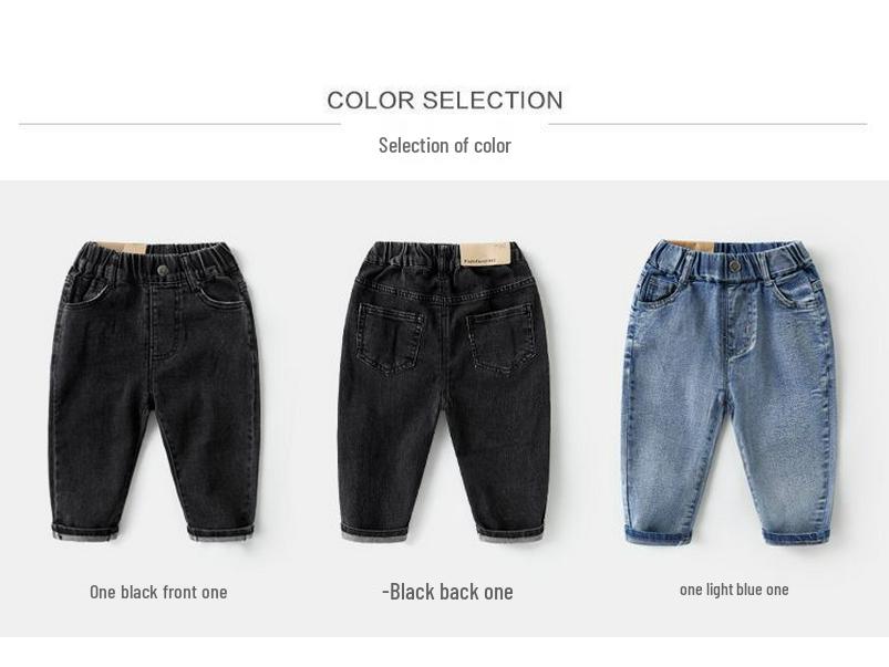 2025 Boys' Fashion Jeans: Spring & Autumn Toddler Pants