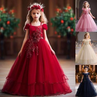 Girls Princess Gown Performance