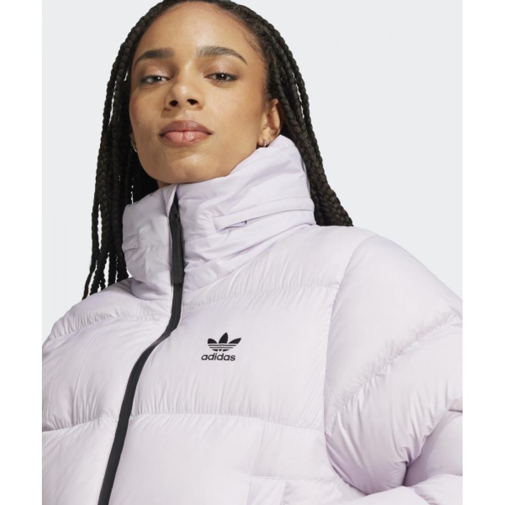 Adidas Regen Cropped Down Puffer Jacket   Lavender Iw8369