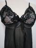 Plus Size Lace Nightgown - Sexy Transparent Mesh Lingerie