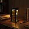 Retro Phone Booth Light Vintage Ambient Lamp, Tall Telephone Night Light, Nostalgic Table Lamp Warm LED for Bedroom Home Office Study Bar Decor
