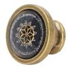 2 Sets Antique Furniture Hardware Handle Knob Zinc Alloy Round Single Hole Cabinet Door Handle