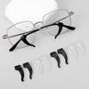 40Pcs Silicone Anti-slip Ear Hooks for Glasses Black Transparent Elastic Eye Glasses Retainer Holders Eyewear Accessories
