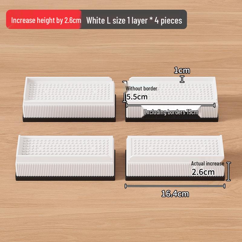 Universal Furniture Heightening Pads: Nail-Free, Stable, Moisture-Proof for Tables & Chairs