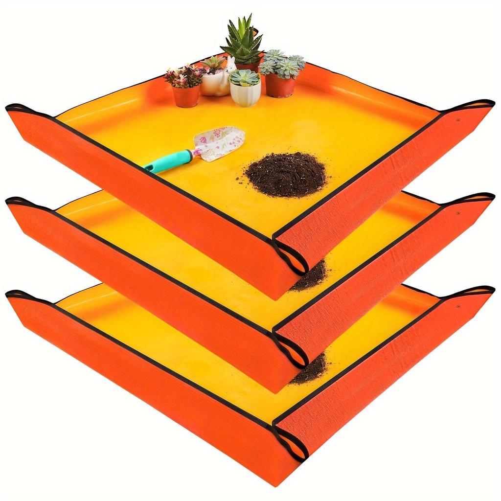 Extra Large Potting Mat for Indoor Plants Gardening Waterproof Thickening Soil Mat Replacement Tools and Supplies
