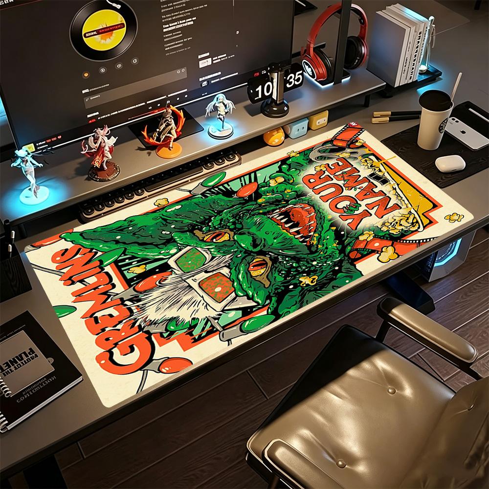Gremlins Customize Your Name Mouse Pad Office Mouse Mats HD Print Desk Pad Non-Slip Rubber Bottom Perfect Gift for Gamers And Professionals