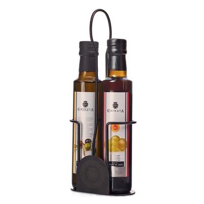 Set med olivolja och vinäger (metall) - La Chinata (2 x 250 ml)