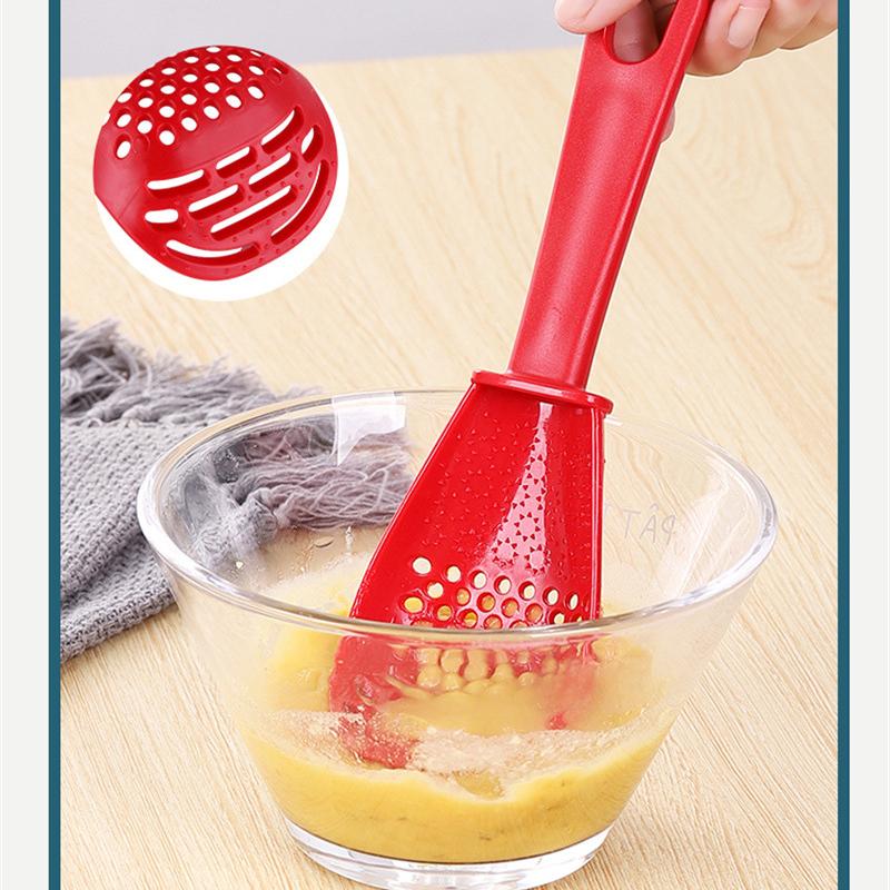 Multifunctional Filter Colander for Rice Spoon Household Kitchen Grinding Cooking Spoon Drain Spoon Kitchen Supplies