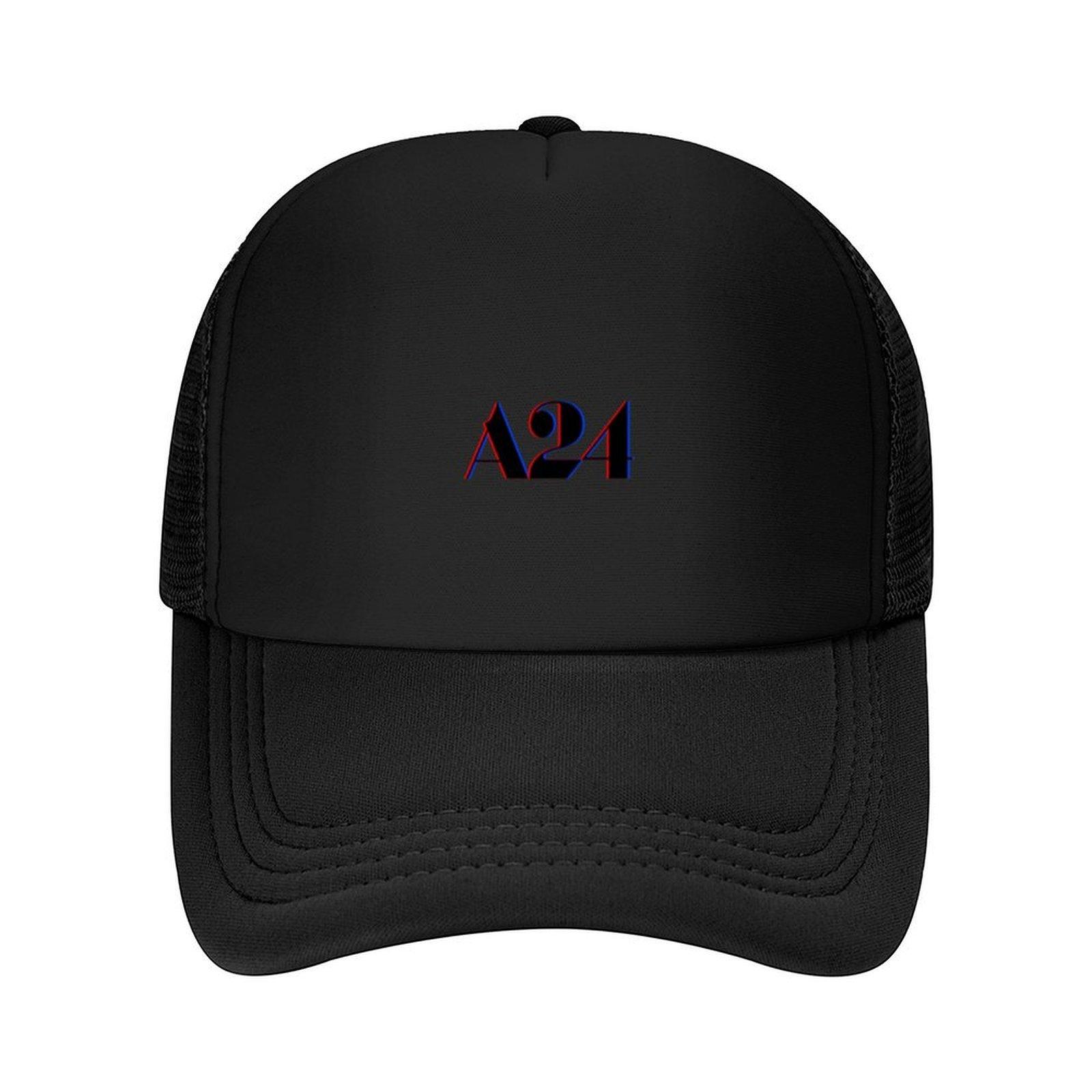 A24 Glitch Logo Classic Baseball Cap sun caps Gentleman Hat Sunscreen Trucker Hat For Girls Men s