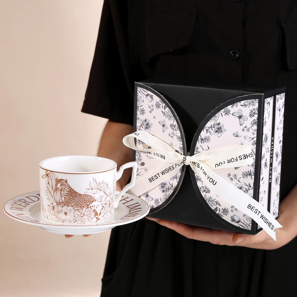 220 ml Retro-Kaffeetasse, Snackschale, Espressotasse, Keramik-Trinkgeschirr, nordische Heimdekoration, Tasse, Urlaubsgeschenkset