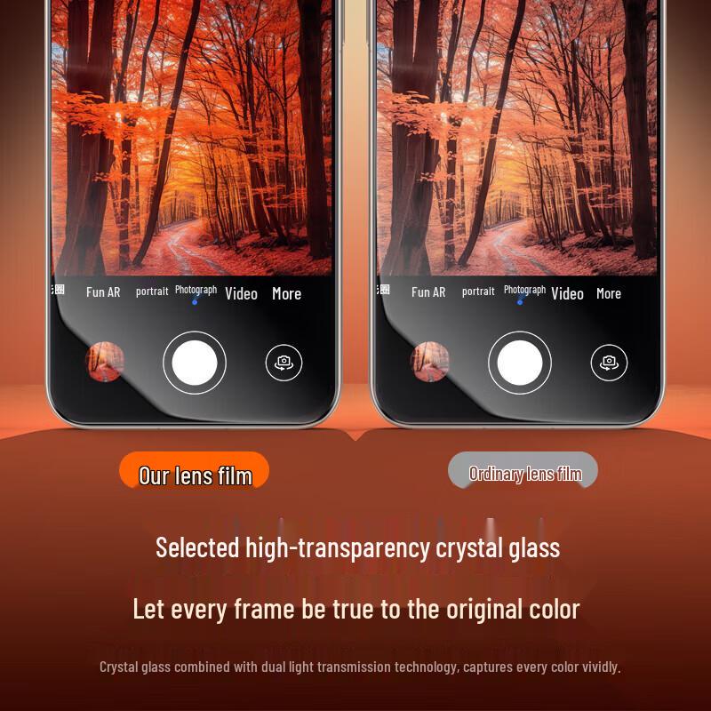 ESCASE 2-Pack Tempered Glass Camera Lens Protector for Huawei Mate 80 Pro Max