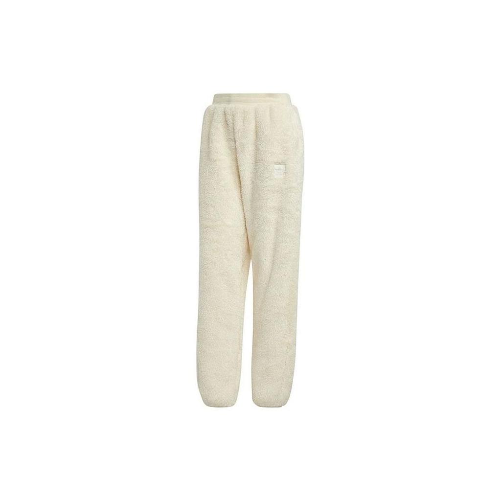 adidas Originals Fleece Drawstring Pants Women Bottoms Beige IC2256