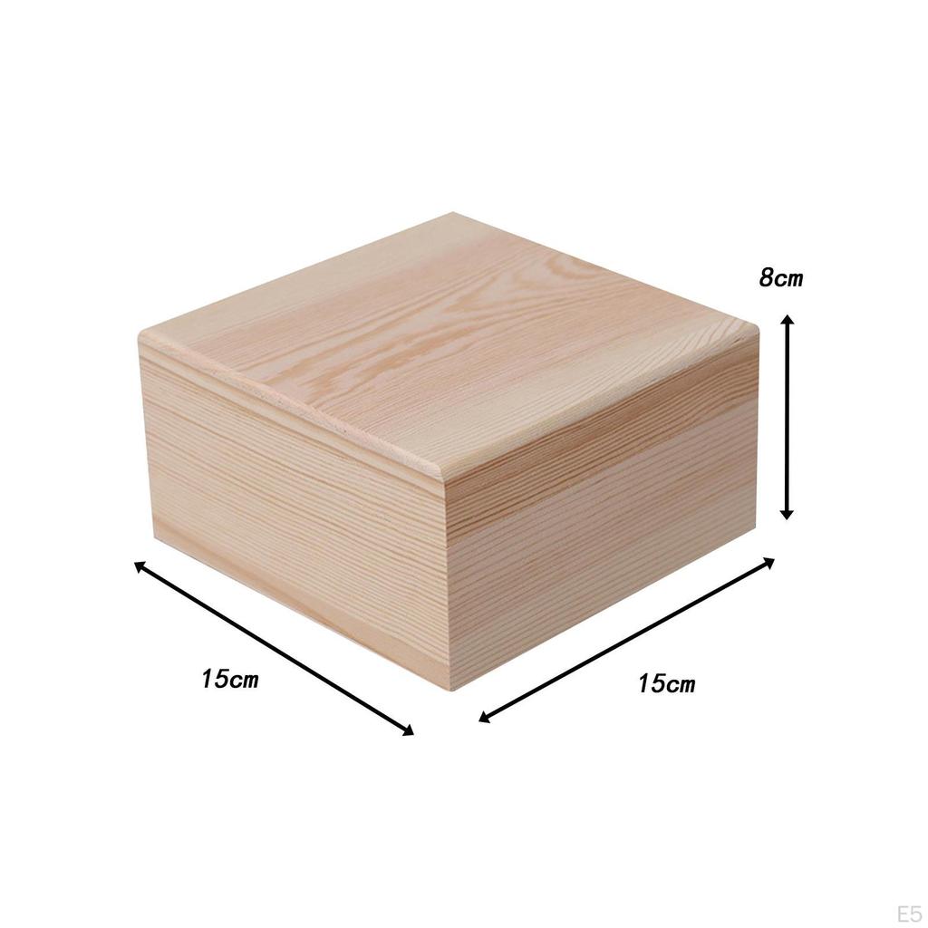 Scatola portaoggetti in legno, organizer, souvenir, regalo fai da te per l'artigianato