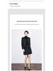 Coco Style Sequin Wool Top & Midi Skirt Set for Women