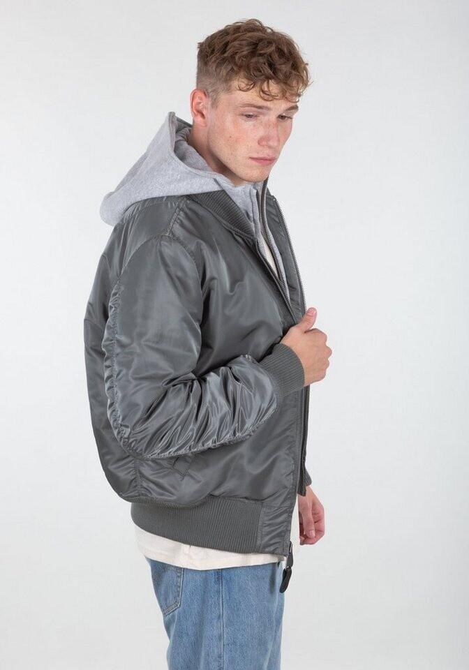 Зимняя куртка Alpha Industries MA-1 D-Tec Hood Bomber Jacket (183110) винтажно-зеленый