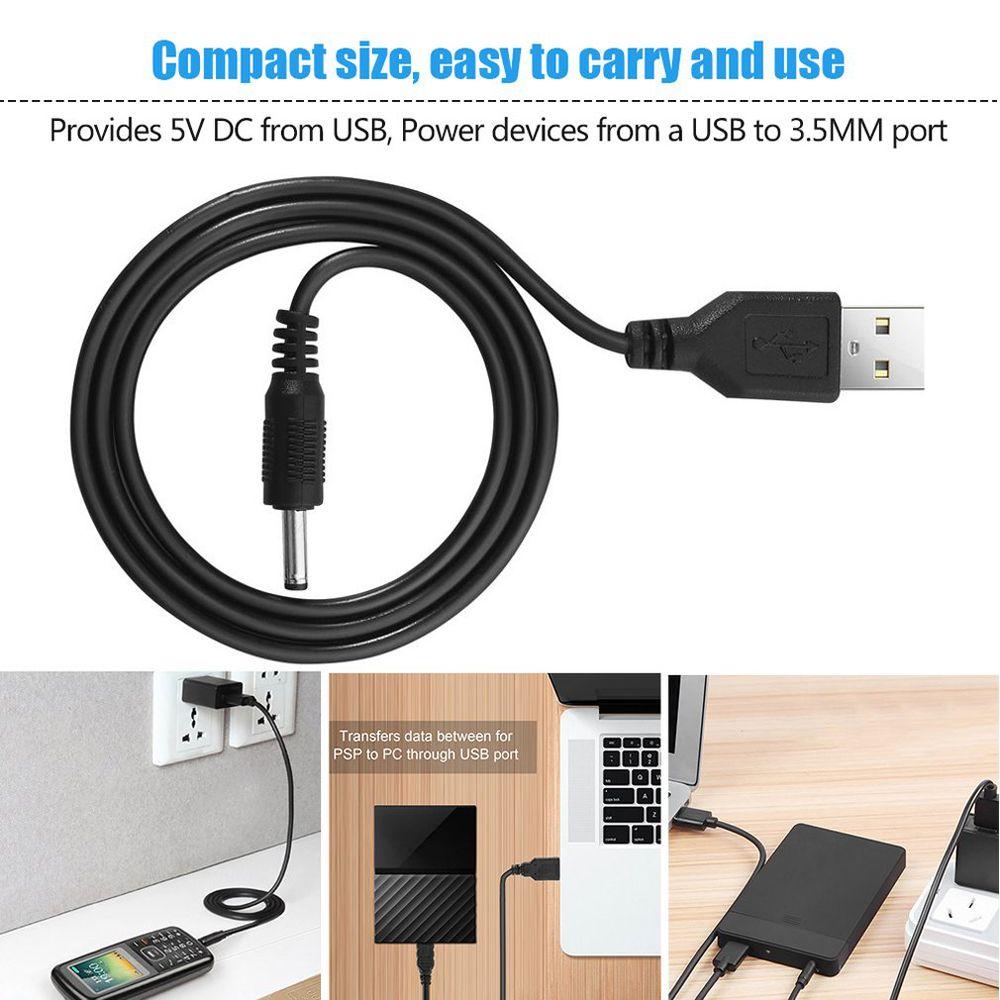 Cable Male To USB Adapter Cable Power Charger Cable Connector Cable USB to DC 3.5mm 5.5*2.1mm