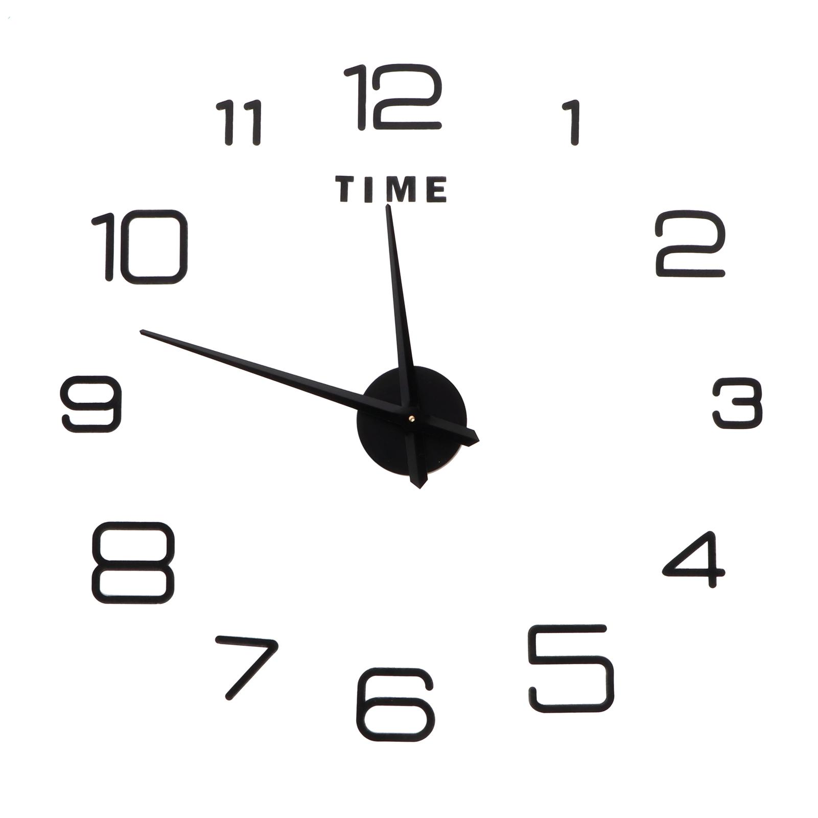 Wall Clock Acrylic Frameless Mirror   Wall Sticker Clock Decor for Living Room Bedroom