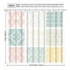 1pc Colorful Line Pattern Shower Curtain with Hooks, Bathroom Partition, Bathroom Accessories, Home Decoration