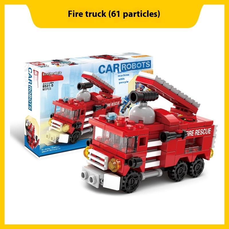 

Грузовик Строительные блоки Машина Робот Деформация Мелкие частицы Детские развивающие игрушки для сборки