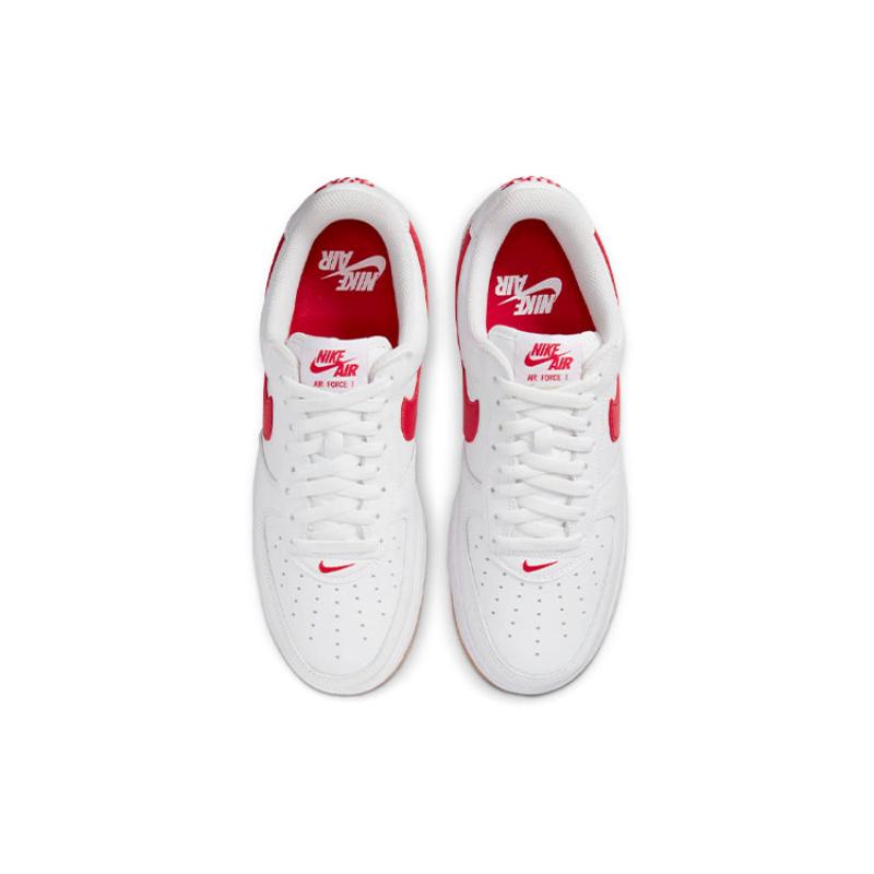 Nike Air Force 1 Low 'Color Of The Month   White University Red' Sneakers DJ3911-102