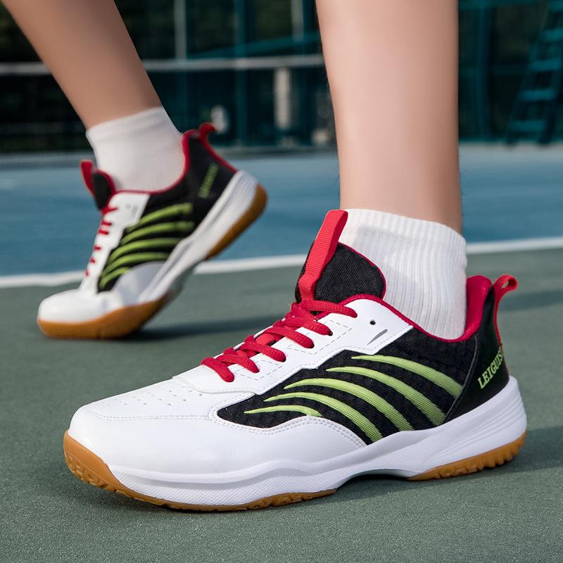 Badminton Shoes 2025 New Mesh Breathable Table Tennis Shoes Men's and Women's Sports Shoes Students Children's Training Tennis Shoes
