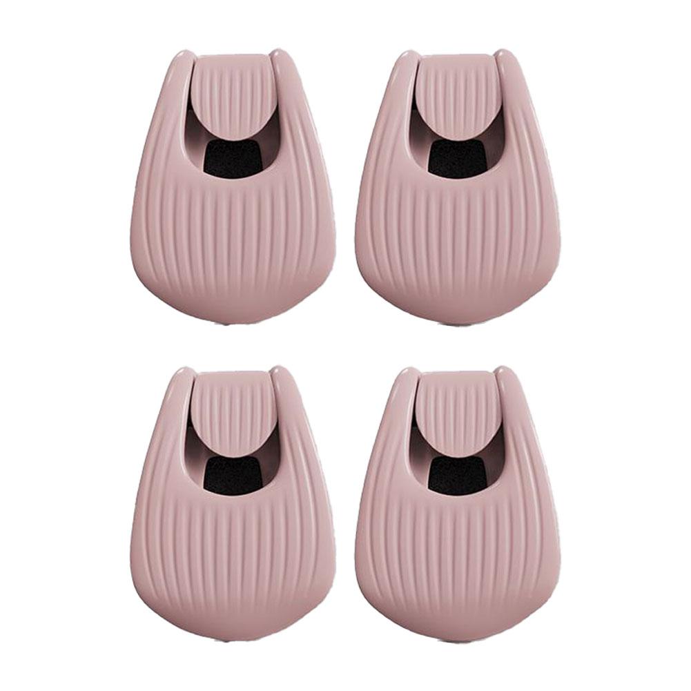 4PCS Fishing Rod Holder - Portable Takedown Fishing Rod Clips for Ground/Car/Wall/Beach, Auto Fixed Fish Poles Holders Strap