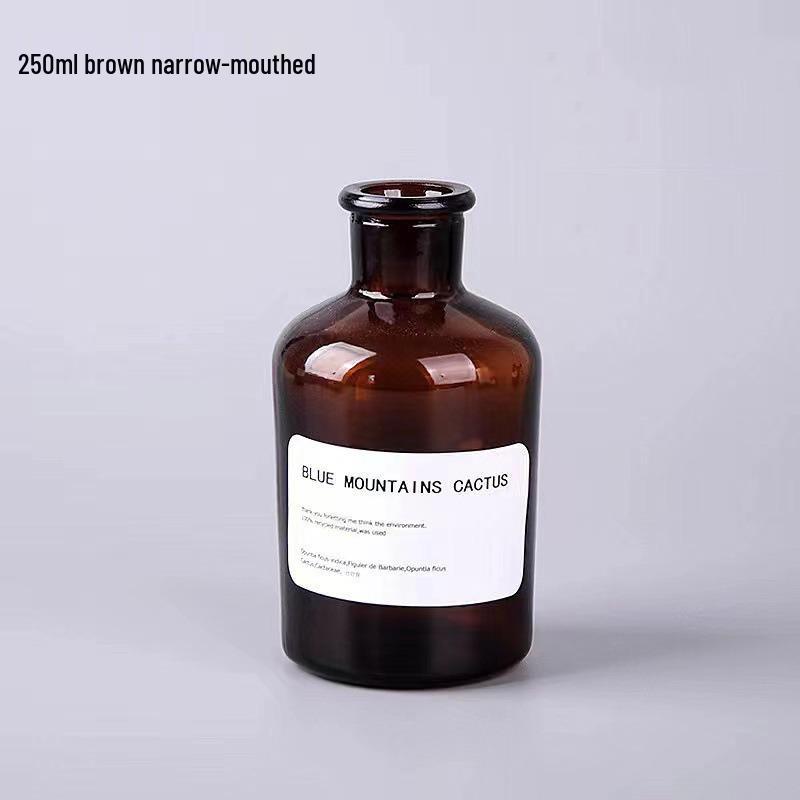 Transparent Aroma Diffuser Bottle - No-Fire Rattan Design for Indoor Fragrance