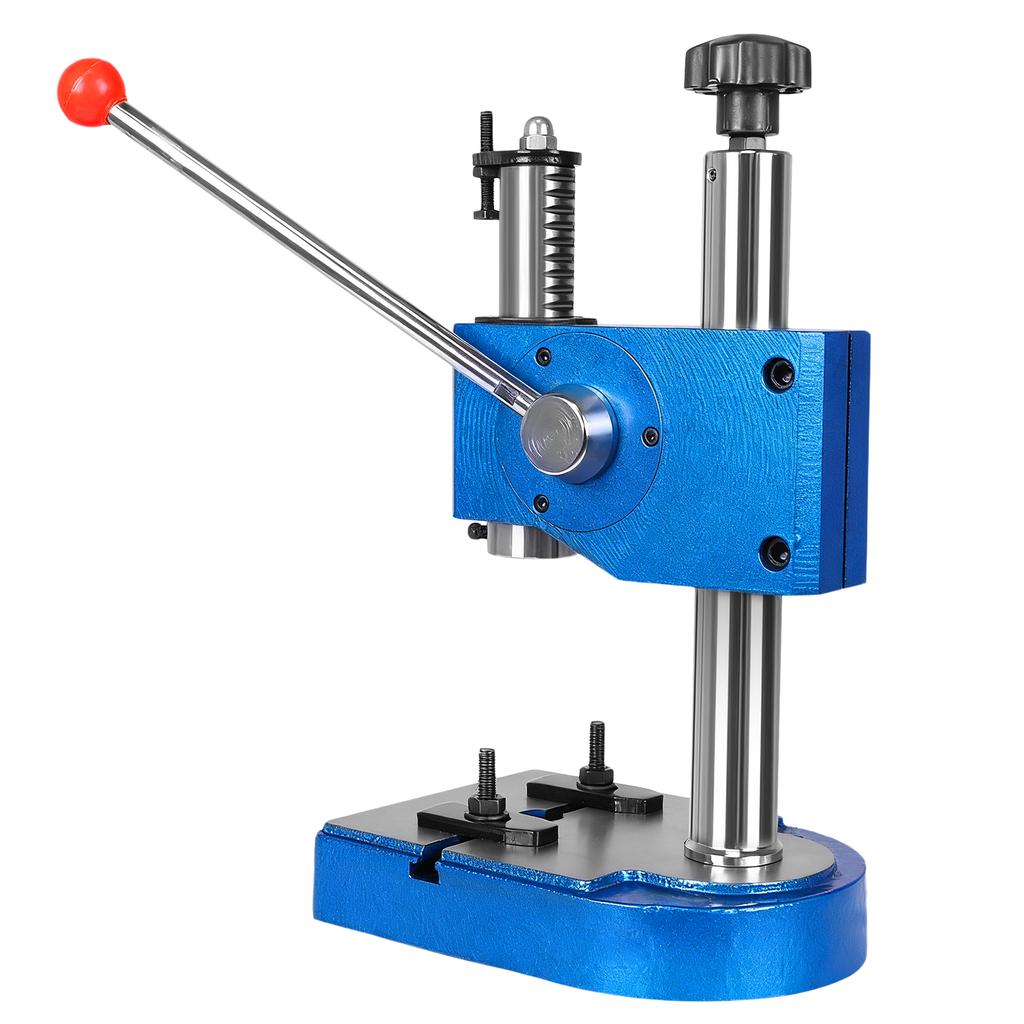 Benchtop Hand Hole Puncher Machine Spring-Loaded Desktop Punch Press Hand Press for Punching Bending Stretching Forming