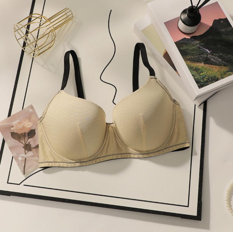 New Large Plus Size Big Cup Bra No Rim Adjustment Type Sexy Fat MM Breasts Women's Lingerie  Bra Women Underwear
