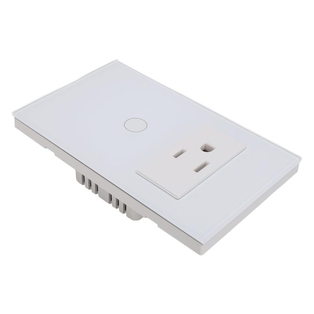 Smart Switch WiFi Phone Remote Fire Zero Control with   3 Holes Socket Touch Light Switch for Home
