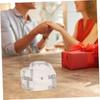 SOESFOUFU Clear Heart Ring Display Box Single Slot Ring Holder Small Jewelry Storage Case for Car...
