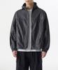 Glossy Crease Windbreaker Jacket [Grey]